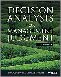 Decision Analysis For Management Judgement