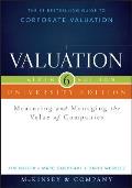 Valuation University Edition Measuring & Managing The Value Of Companies + Website