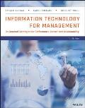 Information Technology For Management On Demand Strategies For Performance Growth & Sustainability