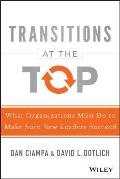 Transitions at the Top: What Organizations Must Do to Make Sure New Leaders Succeed