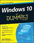 Windows 10 For Dummies 1st Edition
