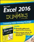 Excel 2016 For Dummies Book + Online Videos Bundle