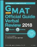 GMAT Official Guide 2018 Verbal Review Book + Online