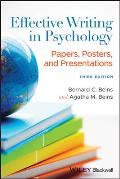 Effective Writing in Psychology: Papers, Posters, and Presentations