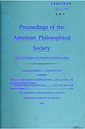 Proceedings, American Philosophical Society (Vol. 127, No. 6, 1983)