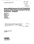 Army-NASA Aircrew/Aircraft Integration Program (A3I) Software Detailed Design Document: Phase III
