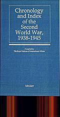 Chronology and Index of the Second World War, 1938-1945