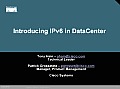 Introdutcing IPv6 in Dats Center
