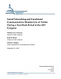 Social Networking and Constituent Communication: Member Use of Twitter during a Two-Week Period in the 111th Congress