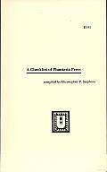 A Checklist of Phantasia Press