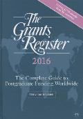 The Grants Register 2016: The Complete Guide to Postgraduate Funding Worldwide