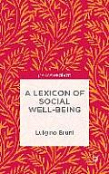 A Lexicon of Social Well-Being