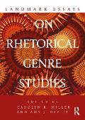 Landmark Essays on Rhetorical Genre Studies