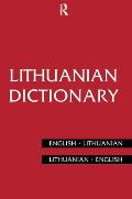 Lithuanian Dictionary: Lithuanian-English, English-Lithuanian