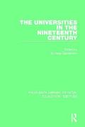 The Universities in the Nineteenth Century