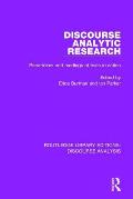 Discourse Analytic Research: Repertoires and readings of texts in action