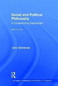 Social & Political Philosophy A Contemporary Introduction