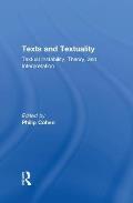 Texts and Textuality: Textual Instability, Theory, and Interpretation