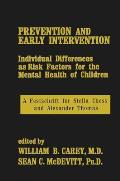 Prevention And Early Intervention