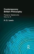 Contemporary British Philosophy: Personal Statements Third Series