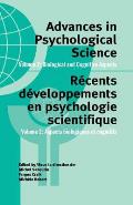 Advances in Psychological Science, Volume 2: Biological and Cognitive Aspects