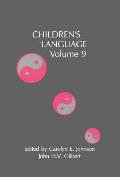 Children's Language: Volume 9