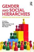 Gender and Social Hierarchies: Perspectives from social psychology
