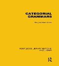 Categorial Grammars (Rle Linguistics B: Grammar)