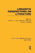 Linguistic Perspectives on Literature