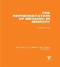 The Representation of Meaning in Memory (PLE: Memory)