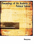 Proceedings of the Academy of Political Science