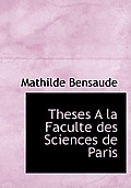 Theses a la Faculte Des Sciences de Paris