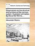 Observations on the Structure and Functions of the Nervous System. Illustrated with Tables. by Alexander Monro, ...