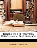 Theorie Der Differenzen Und Summen: Ein Lehrbuch