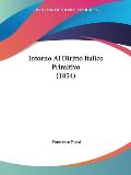 Intorno Al Diritto Italico Primitivo (1854)
