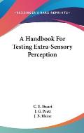 A Handbook for Testing Extra-Sensory Perception