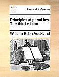 Principles of Penal Law. the Third Edition.