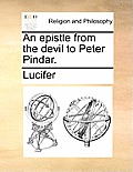 An Epistle from the Devil to Peter Pindar.