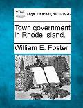Town Government in Rhode Island.