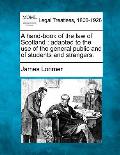 A Hand-Book of the Law of Scotland: Adapted to the Use of the General Public and of Students and Strangers.