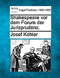 Shakespeare VOR Dem Forum Der Jurisprudenz.