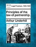 Principles of the Law of Partnership.