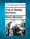 Trial of Steinie Morrison.