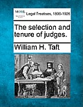 The Selection and Tenure of Judges.