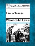 Law of leases.