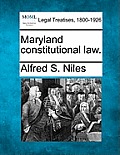 Maryland constitutional law.