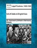 Act of State in English Law.