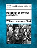 Handbook of criminal procedure.
