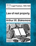 Law of real property.