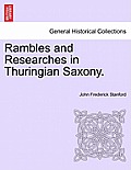 Rambles and Researches in Thuringian Saxony.